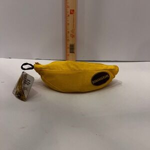 Bananagrams Yellow Banana Pencil Case Pouch Zipper Bag Cute Novelty
